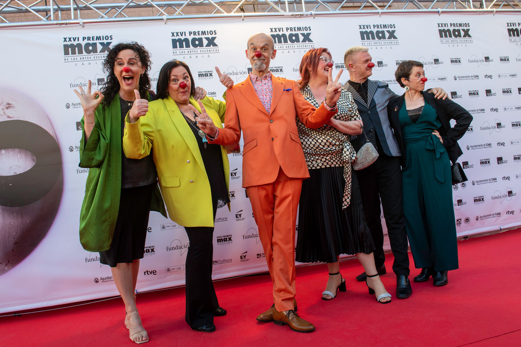 Payasos de Payasospital en los XXVI Premios Max